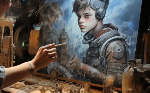 青年与科技创新绘画，一场跨越时空的精神碰撞