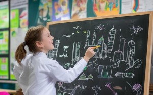 小学生科技与创新画简单