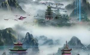 科技与创新国画，艺术与科技的完美融合