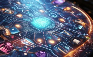 科技智能产品开发流程图思维导图，从需求分析到用户反馈的高效管理