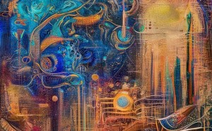 装饰画的创新之旅，传统与科技的碰撞与融合