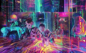 科技创新绘画，艺术与科技的碰撞与融合