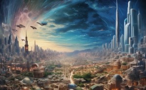 历史画卷与创新图景—描绘人类文明的双翼