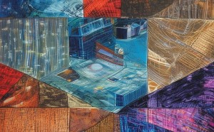 布贴画，探索科技与创新的未来
