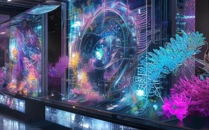 未来艺术，科技与创新装饰画的视觉盛宴