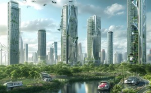 环保与科技的完美图景，从现状到未来